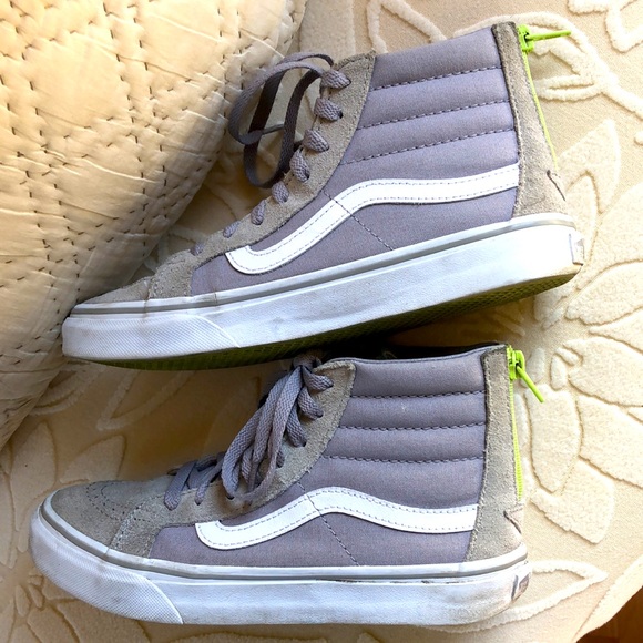 VANS SK8 Hi Slim Zip Skateboard Unisex Sneakers Women Size 7 Men Size 5.5 - Picture 3 of 12